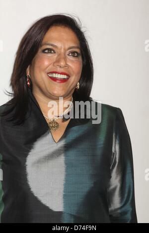 April 22, 2013 - New York, New York, U.S. - DIRECTOR MIRA NAIR ATTENDS  RELUCTANT FUNDAMENTALIST PREMIERE DURING THE 2013 TRIBECA FILM FESTIVAL AT BMCC TRIBECA PAC ON 4/22/2013 IN NYC MLEVY.(Credit Image: © Mitchell Levy/Globe Photos/ZUMAPRESS.com) Stock Photo