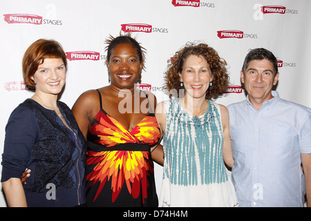 Mary Bacon, Saidah Arrika Ekulona, Randy Graff and James Lecesne Meet and greet with the cast and crew of Primary Stages Stock Photo