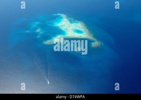 Aerophotography Red Sea, Egypt, Africa Stock Photo