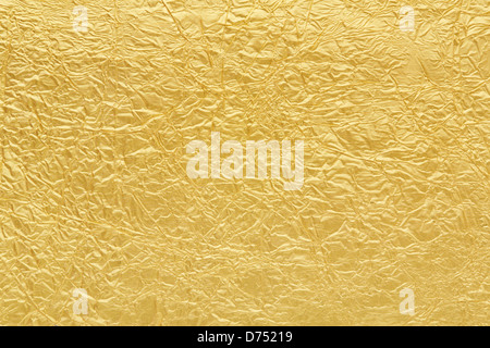 Gold foil seamless background texture Stock Photo
