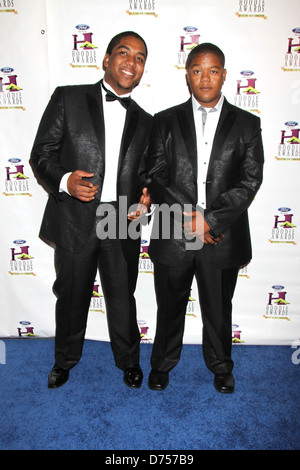 Christopher Massey, Kyle Massey 9th Annual Ford Hoodie Awards at Mandalay Bay Resort and Casino Las Vegas, Nevada - 13.08.11 Stock Photo