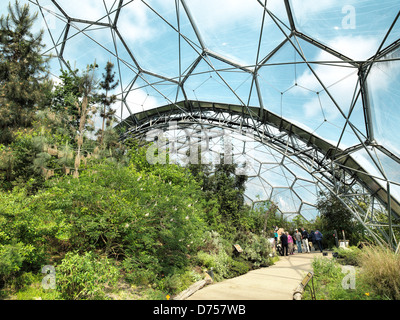 Eden Project in the Med Biome Stock Photo