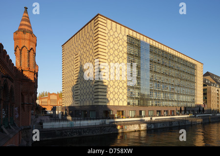 Berlin, Germany, headquarters of Universal Music GmbH on the River Spree Stock Photo