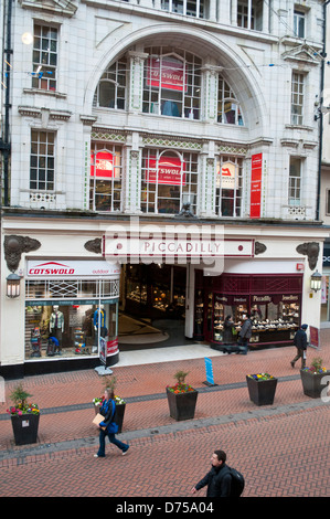 Piccadilly arcade, New Street, Birmingham, UK Stock Photo