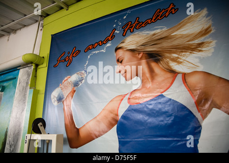 Puerto Plata, Dominican Republic, a fitness center in downtown Stock Photo