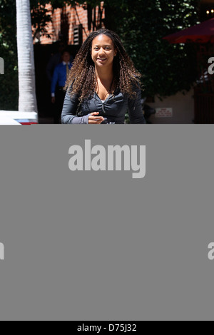 Tracie Thoms out shopping in Beverly Hills Los Angeles, California - 19.07.11 Stock Photo