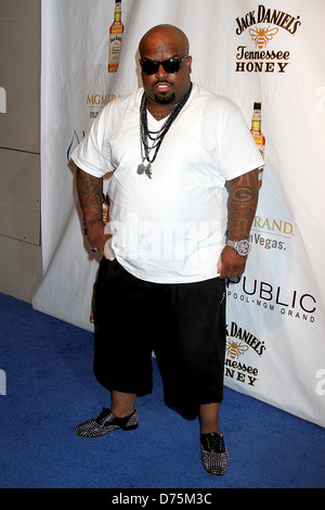 Cee Lo Green attends Jack Daniel's Tennessee Honey 'Swarm The Strip' at Wet Republic at the MGM Grand Hotel and Casino Las Stock Photo