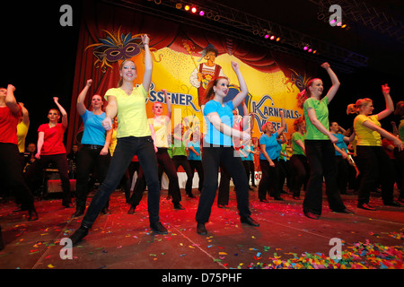 Essen, Germany, in the Ruhr carnival, dance Garden Stock Photo