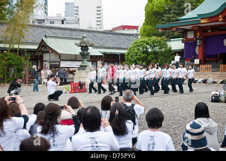 Duke's Walk gathering at Hie Jinja temple, Tokyo, May, 2011 Stock Photo