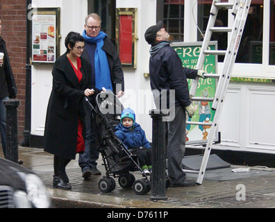 Swedish actor Stellan Skarsgard and his wife Megan Everett attend the ...