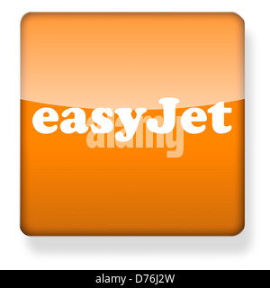easyjet logo as an app icon. Clipping path included Stock Photo - Alamy