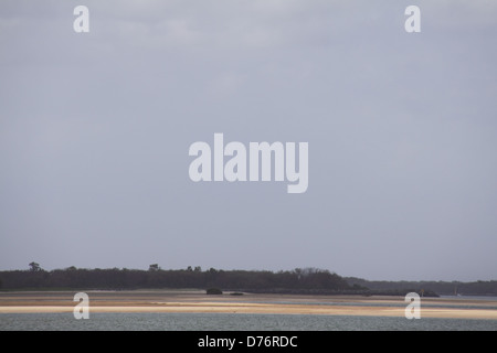 Broadwater Shoreline at Southport, Gold Coast Stock Photo