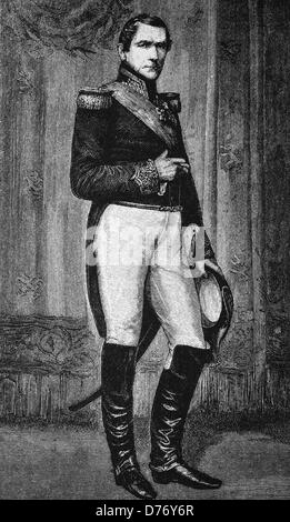 Leopold I, George Christian Frederick of Austria, Belgium, 1790 - 1865, Prince of Saxe-Coburg-Saalfeld and first king of Belgium Stock Photo