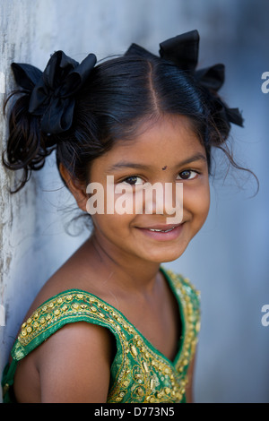 Indian girl Shalini Andhra Pradesh South India Stock Photo - Alamy