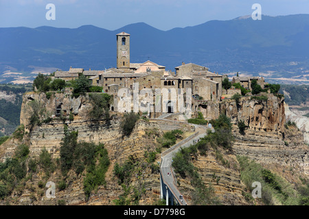 Civita di Bagnoregio, Italy, Village View Stock Photo