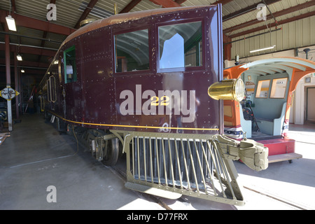 Virginia and Truckee Railway McKeen Motor car no 22 Stock Photo - Alamy