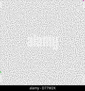 illustration of perfect maze Stock Photo - Alamy