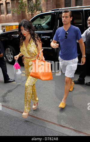 Kourtney Kardashian and Scott Disick out and about in Manhattan New York  City, USA - 11.07.11 Stock Photo - Alamy