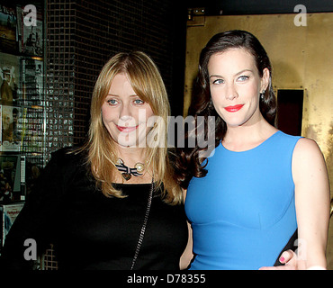 Bebe Buell, Liv Tyler Cinema Society & Grey Goose screening of 'The Ledge' at Landmark Sunshine Cinema New York City, USA - Stock Photo