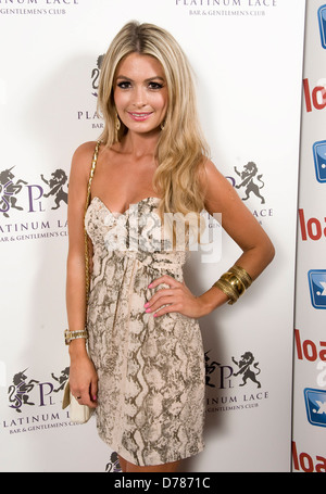 Charlotte McKenna 'Loaded Magazine Summer Party' held at Platinum Lace London - Arrivals London, England - 07.07.11 Stock Photo