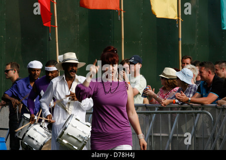 Larry Graham and Graham Central Station performing at the Hop Farm Festival 2011 - Day 3 Kent, England – 07.03.11, Stock Photo