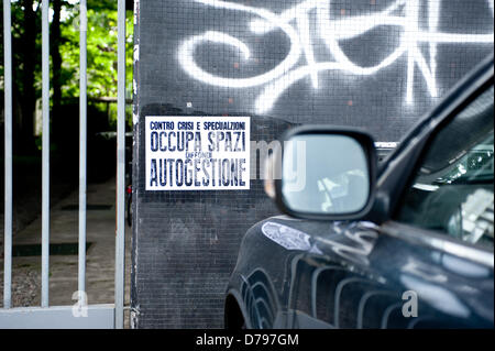 Milan, Italy - 1 May 2013: May Day celebrations. Credit:  Piero Cruciatti / Alamy Live News Stock Photo