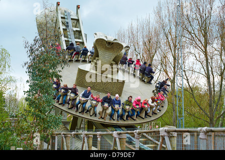 The Kobra Ride At Chessington World Of Adventures Theme Park Stock 