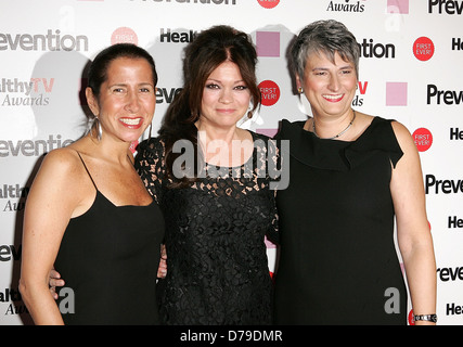 Laura Petasnick, Valerie Bertinelli and Diane Salvatore Prevention Magazine 'Healthy TV Awards' at The Paley Center for Media Stock Photo