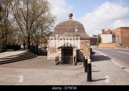 Trowbridge Blind House on the bridge over the River Biss in Trowbridge, Wiltshire,  England, UK Stock Photo