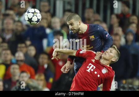 Barcelona, Spain. 1st May 2013.  Bastian Schweinsteiger Bayern is. Credit:  Action Plus Sports Images / Alamy Live News Stock Photo