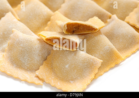 Italy, Lombardy, Mantua, Tortelli di Zucca Pumpkin Stock Photo