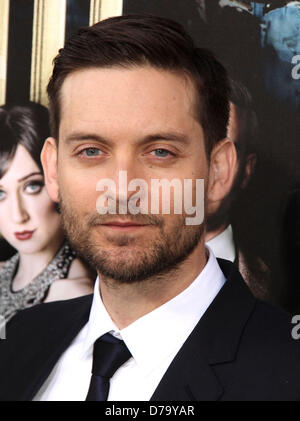 New York, U.S. May 1, 2013. Actor TOBEY MAGUIRE attends the world premiere of 'The Great Gatsby' held at Avery Fisher Hall at Lincoln Center. (Credit Image: Credit:  Nancy Kaszerman/ZUMAPRESS.com/Alamy Live News) Stock Photo