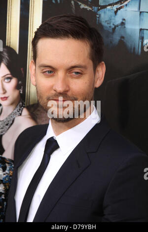 New York, U.S. May 1, 2013. Actor TOBEY MAGUIRE attends the world premiere of 'The Great Gatsby' held at Avery Fisher Hall at Lincoln Center. (Credit Image: Credit:  Nancy Kaszerman/ZUMAPRESS.com/Alamy Live News) Stock Photo