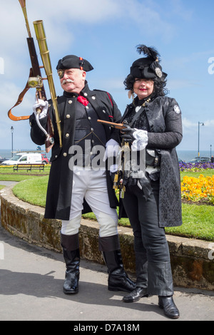 Whitby Goth weekend festival, April 2013. Whitby, North Yorkshire, England, UK Stock Photo