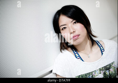 Photo Call with Saki Kumagai 15th April 2013 in Frankfurt. Photo: Jan Haas Stock Photo