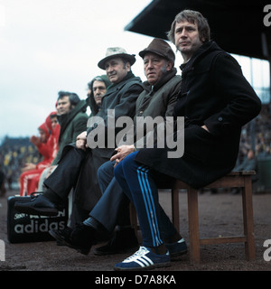 sports, football, Bundesliga, 1973/1974, Stadium at the Castroper Strasse in Bochum, VfL Bochum versus 1. FC Cologne 0:2, Heinz Hoeher, coach of VfL Bochum Stock Photo