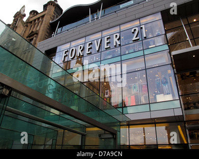 New Forever 21 department clothing store Buchanan Street Glasgow Stock Photo