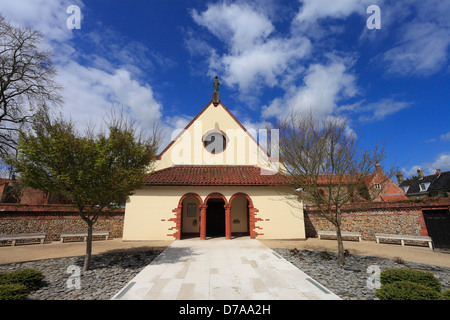 The Anglican Shrine church of Our Lady of Walsingham, Little Walsingham, Norfolk. Stock Photo