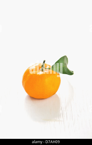 Fresh orange on white background Stock Photo
