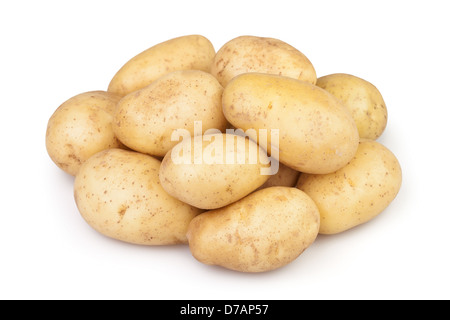potato new on white background Stock Photo