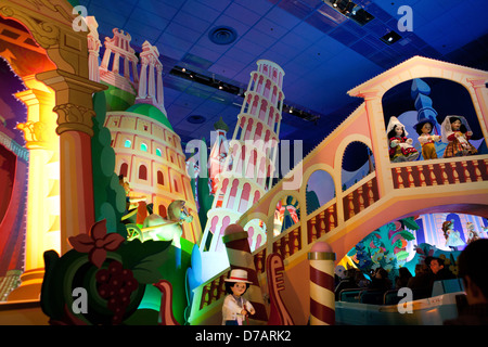 Europe France Paris Marne-la-Vallée Disneyland Small World Stock Photo