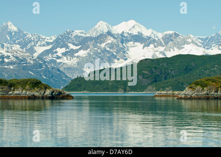 Cruising in Glacier Bay National Park, Alaska, USA Stock Photo