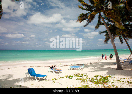 at the beach of the island Cayo Levisa, Pinar del Rio, Cuba, Caribbean  Stock Photo