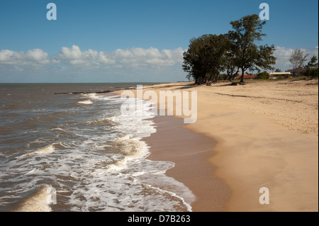 Beach, Beira, Mozambique Stock Photo