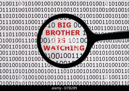 Big brother is watching Stock Photo