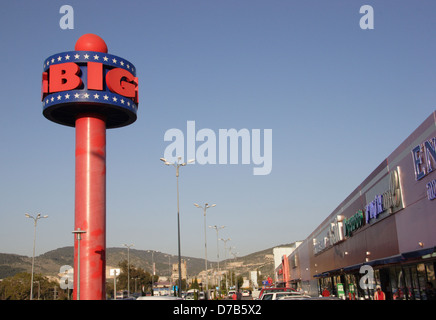 BIG shopping mall in bet shemesh Stock Photo