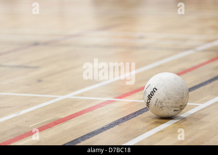 Rugby ball, IWRF, GBWR, team gb, gbr Red, player court. Stock Photo
