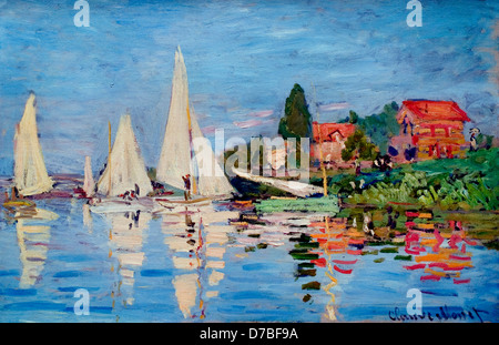 Regates A Argenteuil Regatta At Argenteuil 1872 Claude Monet 1840 