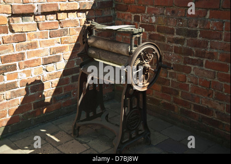 old mangle in back yard Stock Photo