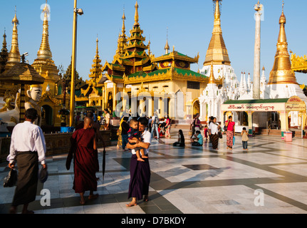 Shwedagon Pagoda, Yangon, Burma (Myanmar) Stock Photo